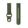 Evelatus 20 mm silikoninen lenkkiranneke kelloon (S/M 110 mm) oliivi