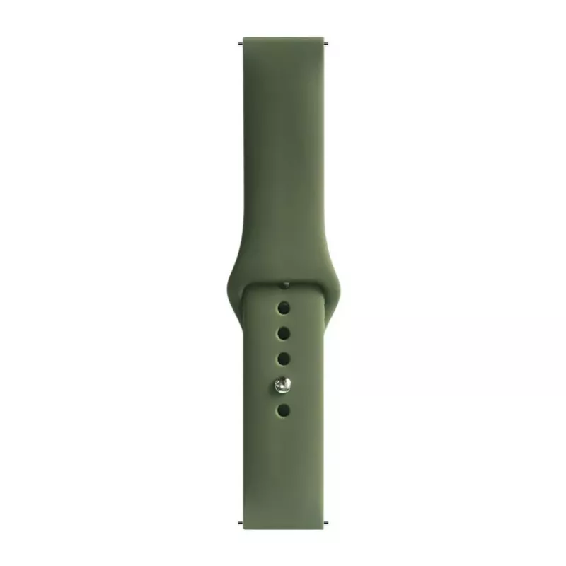Evelatus Watch 22 mm silikoninen lenkkiranneke kelloon (S/M 110 mm) oliivi