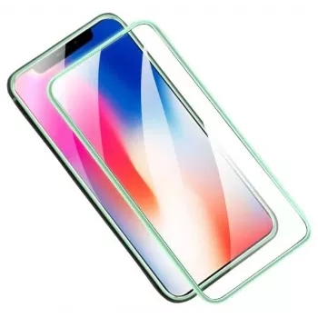 iLike Apple iPhone 14 Pro Max 2.5D Silk täysi peitto luminesenssikehys lasi näytönsuoja