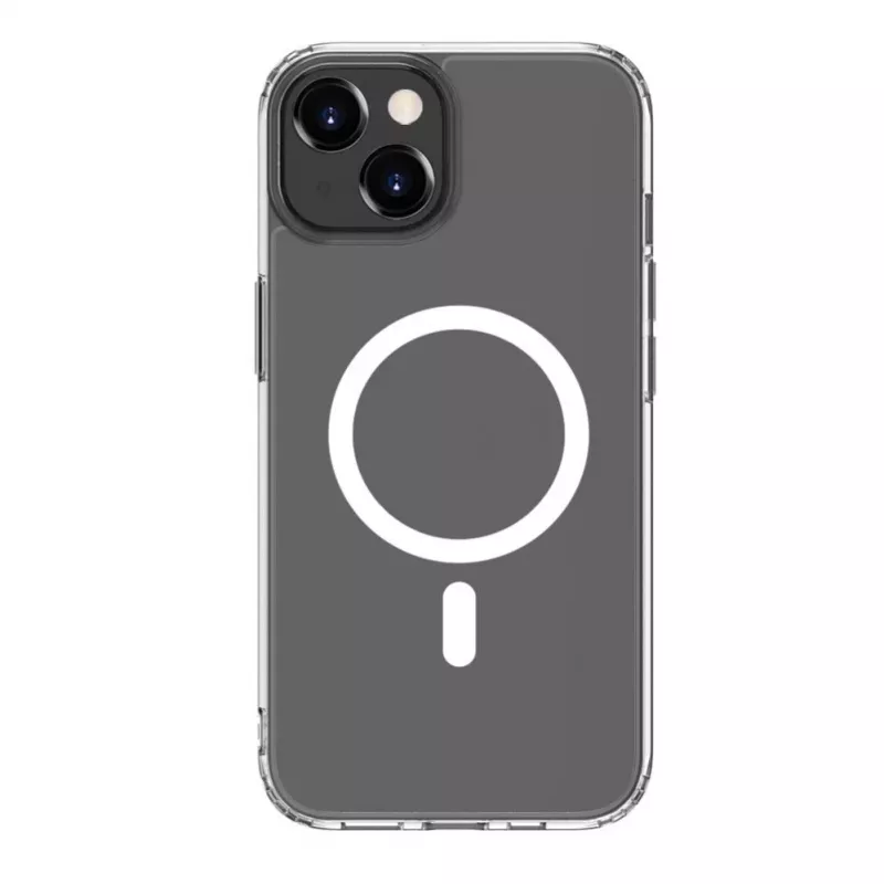 Evelatus Apple iPhone 15 Plus Clear Case MagSafe-yhteensopiva läpinäkyvä