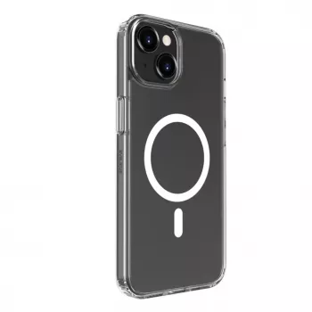 Evelatus Apple iPhone 15 Plus Clear Case MagSafe-yhteensopiva läpinäkyvä