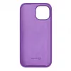Evelatus Apple iPhone 15 Premium Soft Touch silikonikotelo tummanlila
