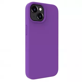 Evelatus Apple iPhone 15 Premium Soft Touch silikonikotelo tummanlila
