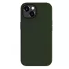Evelatus Apple iPhone 15 Premium Soft Touch silikonikotelo tummanoliivi