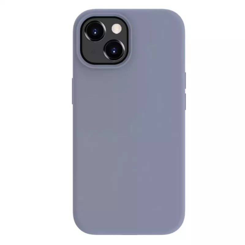 Evelatus Apple iPhone 15 Premium Soft Touch silikonikotelo laventelinharmaa