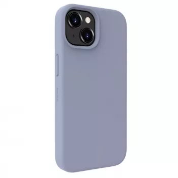 Evelatus Apple iPhone 15 Premium Soft Touch silikonikotelo laventelinharmaa
