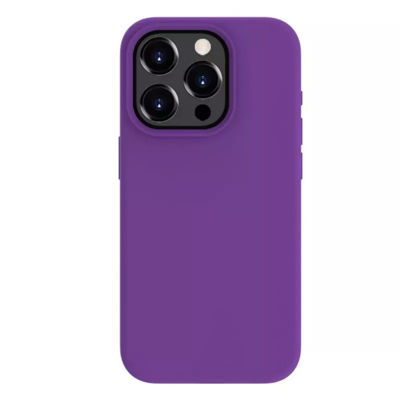 Evelatus Apple iPhone 15 Pro Premium Soft Touch silikonikotelo tummanlila