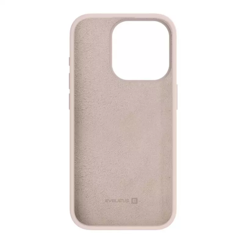 Evelatus Apple iPhone 15 Pro Premium Soft Touch silikonikotelo pinkki hiekka