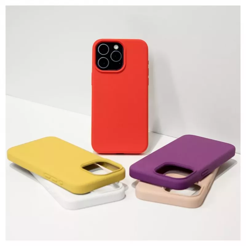 Evelatus Apple iPhone 15 Pro Premium Soft Touch silikonikotelo punainen