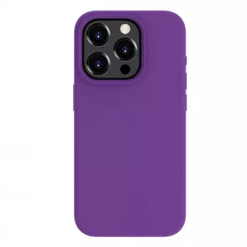 Evelatus Apple iPhone 15 Pro Max Premium Soft Touch silikonikotelo tummanlila