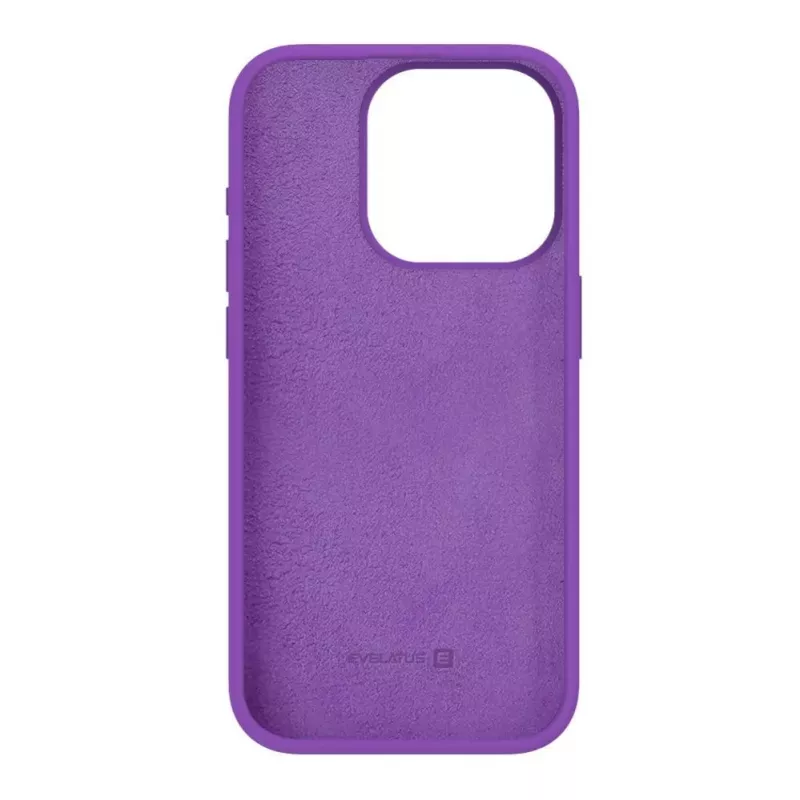 Evelatus Apple iPhone 15 Pro Max Premium Soft Touch silikonikotelo tummanlila