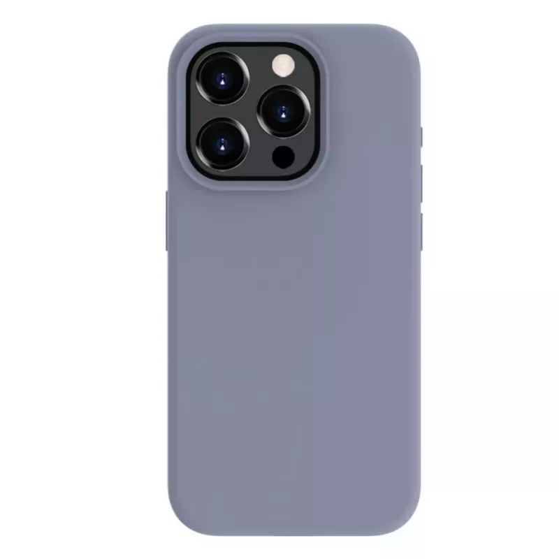Evelatus Apple iPhone 15 Pro Max Premium Soft Touch silikonikotelo laventelinharmaa