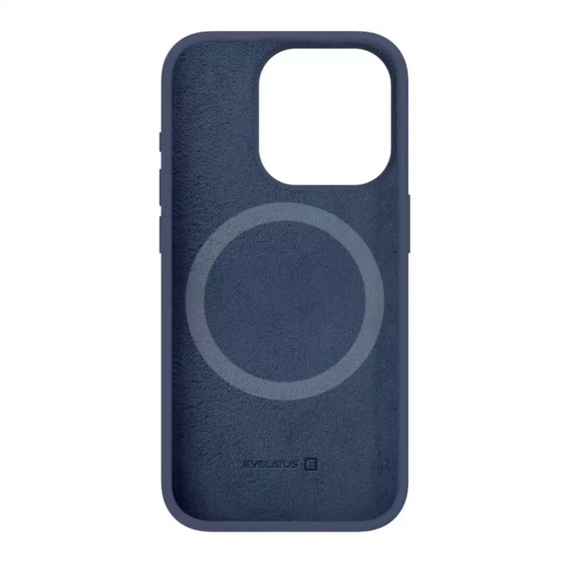 Evelatus Apple iPhone 15 Pro Premium MagSafe Soft Touch silikonikotelo keskiyönsininen