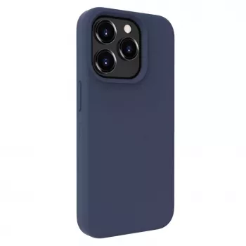 Evelatus Apple iPhone 15 Pro Premium MagSafe Soft Touch silikonikotelo keskiyönsininen