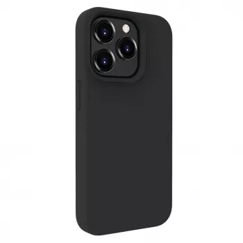 Evelatus Apple iPhone 15 Pro Max Premium MagSafe Soft Touch silikonikotelo musta