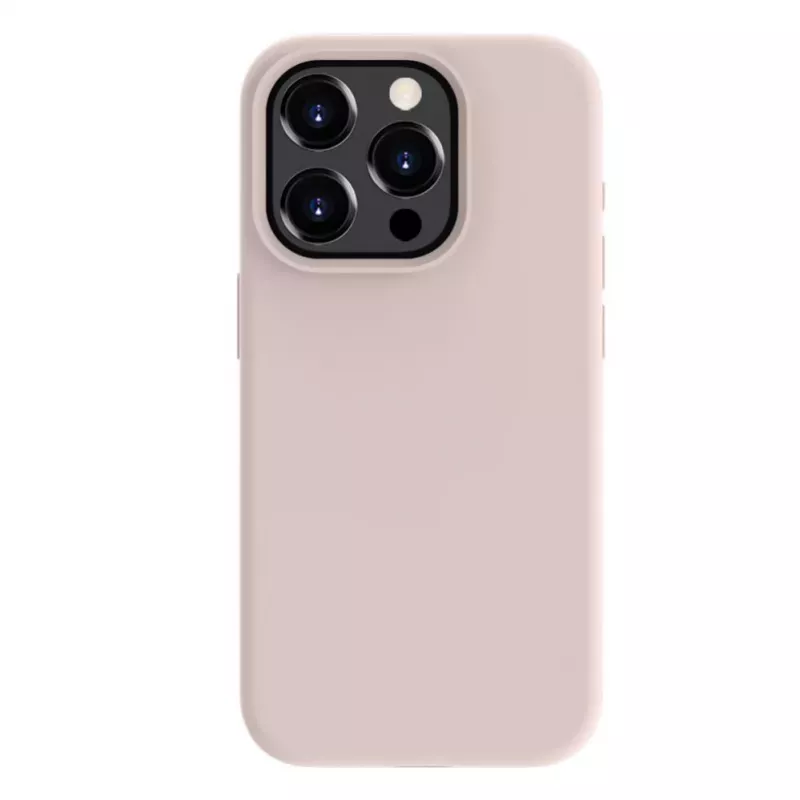 Evelatus Apple iPhone 15 Pro Max Premium MagSafe Soft Touch -silikonikuori Pink Sand