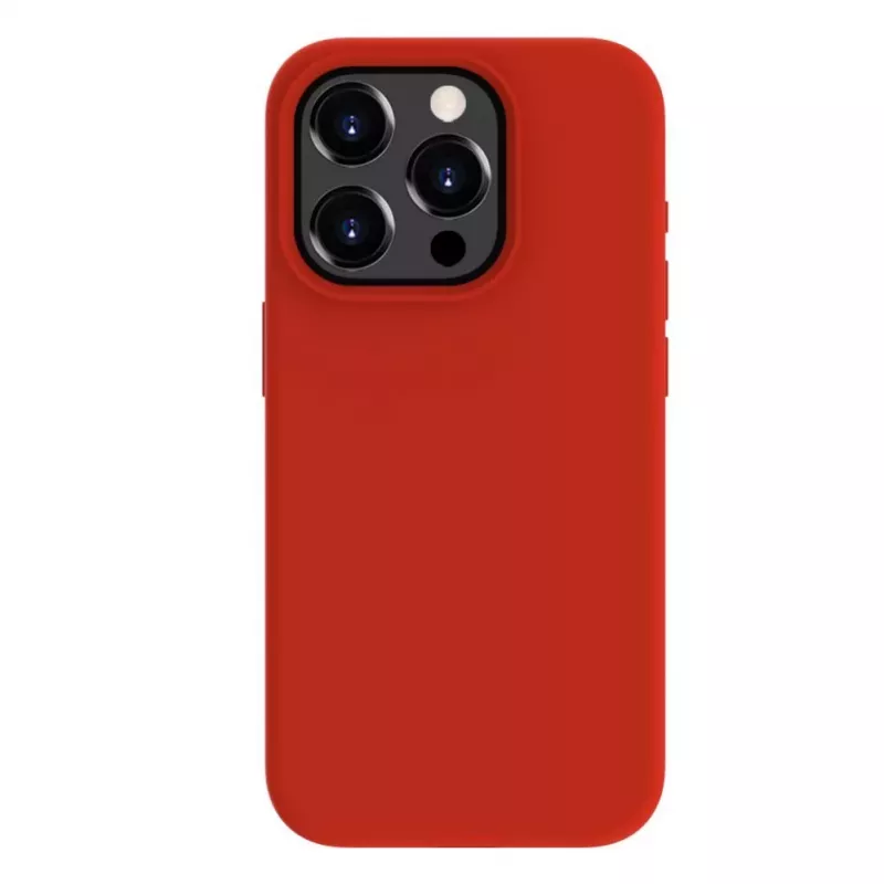 Evelatus Apple iPhone 15 Pro Max Premium MagSafe Soft Touch -silikonikuori punainen