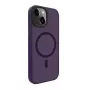 Evelatus Apple iPhone 15 hybridikuori MagSafe-yhteensopiva PC+TPU Deep Purple