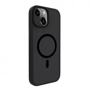 Evelatus Apple iPhone 15 Plus hybridikuori MagSafe-yhteensopiva PC+TPU musta