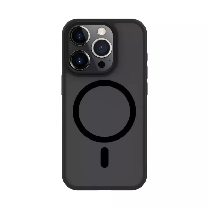 Evelatus Apple iPhone 15 Pro hybridikuori MagSafe-yhteensopiva PC+TPU musta
