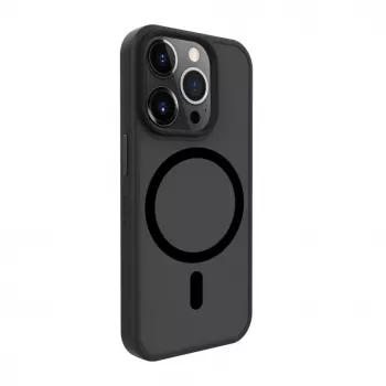 Evelatus Apple iPhone 15 Pro hybridikuori MagSafe-yhteensopiva PC+TPU musta