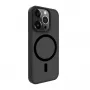 Evelatus Apple iPhone 15 Pro hybridikuori MagSafe-yhteensopiva PC+TPU musta