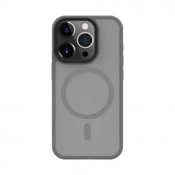 Evelatus Apple iPhone 15 Pro hybridikuori MagSafe-yhteensopiva PC+TPU hopea