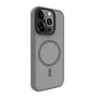 Evelatus Apple iPhone 15 Pro Max hybridikuori MagSafe-yhteensopiva PC+TPU hopea