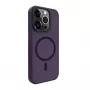 Evelatus Apple iPhone 15 Pro Max hybridikuori MagSafe-yhteensopiva PC+TPU Deep Purple