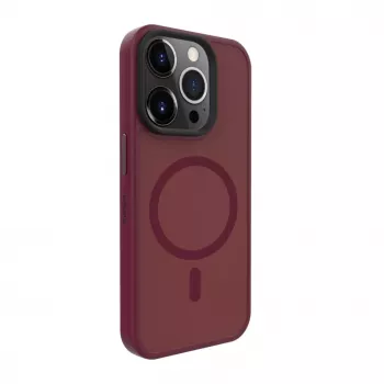 Evelatus Apple iPhone 15 Pro Max hybridikuori MagSafe-yhteensopiva PC+TPU Plum