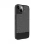 Evelatus Apple iPhone 15 Plastic Leather MagSafe -takakuori harmaa