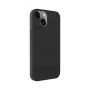 Evelatus Apple iPhone 15 Plus Plastic Leather MagSafe -takakuori musta
