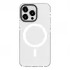 Evelatus Apple iPhone 15 Pro Clear Case PC+TPU MagSafe-yhteensopiva läpinäkyvä