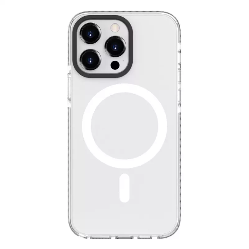 Evelatus Apple iPhone 15 Pro Clear Case PC+TPU MagSafe-yhteensopiva läpinäkyvä