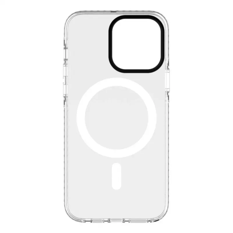 Evelatus Apple iPhone 15 Pro Clear Case PC+TPU MagSafe-yhteensopiva läpinäkyvä