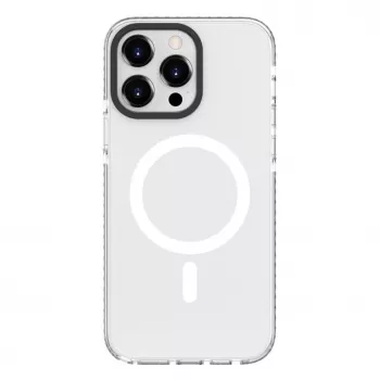 Evelatus Apple iPhone 15 Pro Max Clear Case PC+TPU MagSafe-yhteensopiva läpinäkyvä