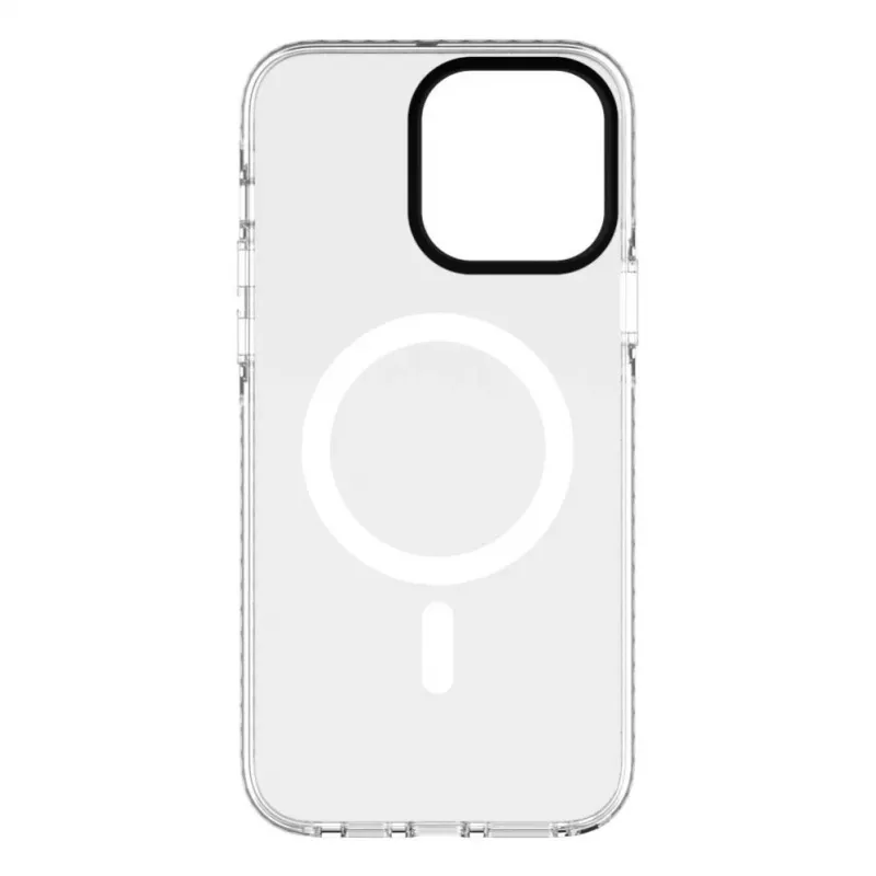 Evelatus Apple iPhone 15 Pro Max Clear Case PC+TPU MagSafe-yhteensopiva läpinäkyvä