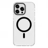 Evelatus Apple iPhone 15 Pro Max Clear Case PC+TPU With MagSafe läpinäkyvä musta