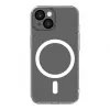 Evelatus Apple iPhone 15 Clear Case MagSafe-yhteensopiva ja kameransuojaus läpinäkyvä