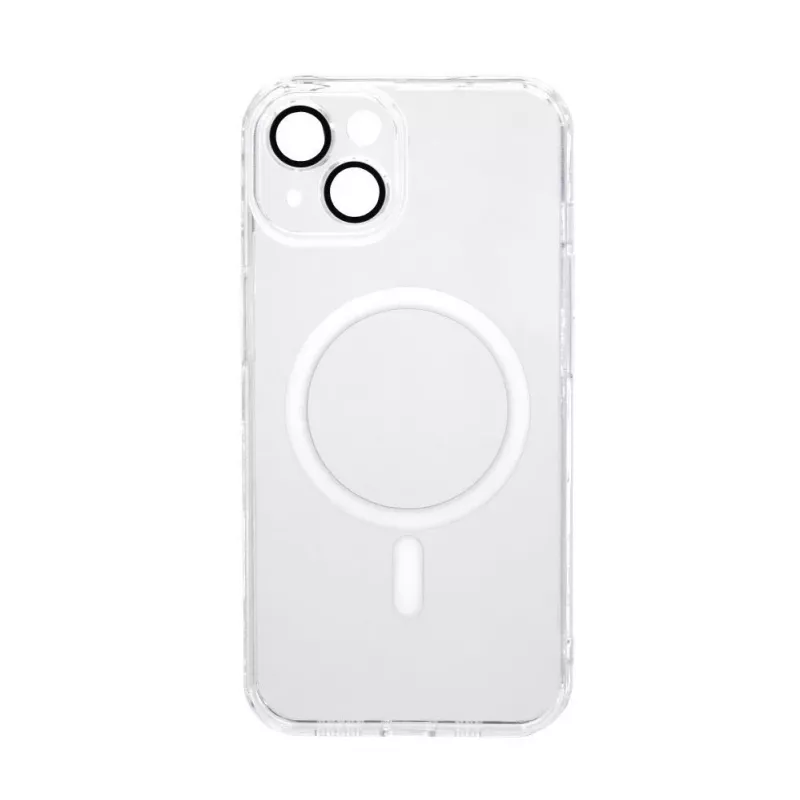 Evelatus Apple iPhone 15 Clear Case MagSafe-yhteensopiva ja kameransuojaus läpinäkyvä
