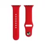 Evelatus Watch 38/40/41mm silikoninen Loop-ranneke (132mm M/L) punainen