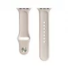 Evelatus Apple Watch 38/40/41mm silikoninen Solo Loop -ranneke (132mm M/L) Pink Sand