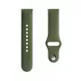 Evelatus Watch 20mm silikoninen Loop-ranneke (130mm M/L) tummanvihreä