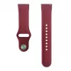 Evelatus Watch 20mm silikoninen Loop-ranneke (130mm M/L) Plum