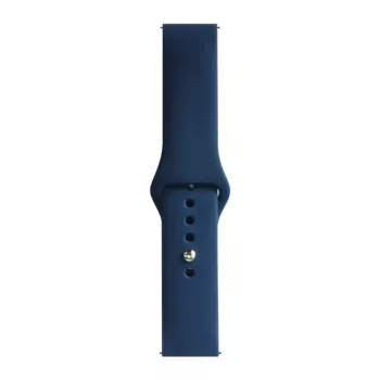 Evelatus Watch 20mm silikoniset Loop-rannekkeet (130mm M/L) sininen