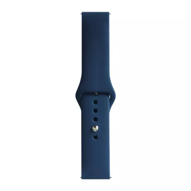 Evelatus Watch 20mm silikoniset Loop-rannekkeet (130mm M/L) sininen