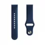 Evelatus Watch 20mm silikoniset Loop-rannekkeet (130mm M/L) sininen