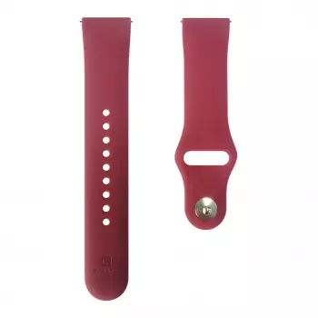 Evelatus Watch 22mm silikonilenkki rannekoru (130mm M/L) luumu