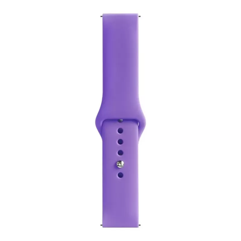 Evelatus Watch 22mm silikonilenkki rannekorut (130mm M/L) tummanlila