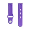 Evelatus Watch 22mm silikonilenkki rannekorut (130mm M/L) tummanlila